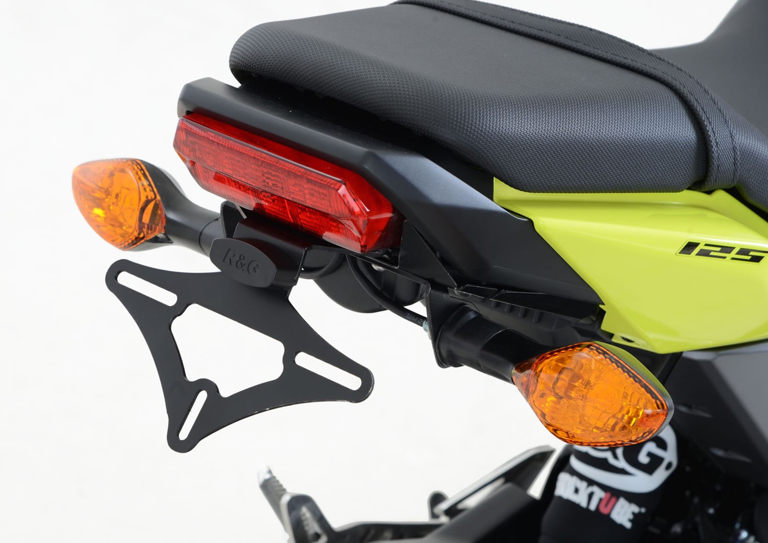 R&G Racing Licence Plate Holder (for use with original indicators) for Honda Grom MSX125 '16-'20 R&G Racing Licence Plate Holder (for use with original indicators) for Honda Grom MSX125 '16-'20